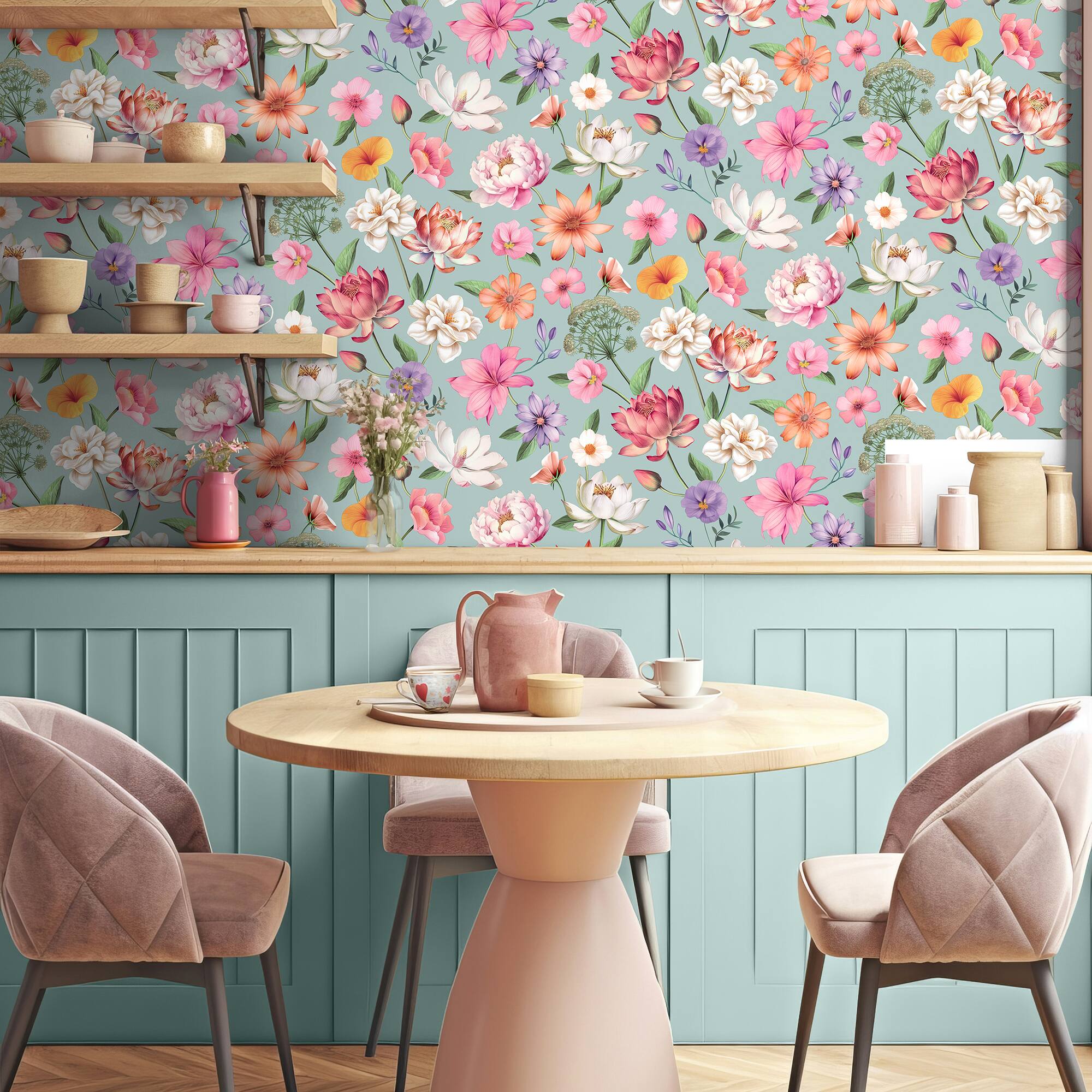 Designs Direct Floral Fantasia Wallpaper